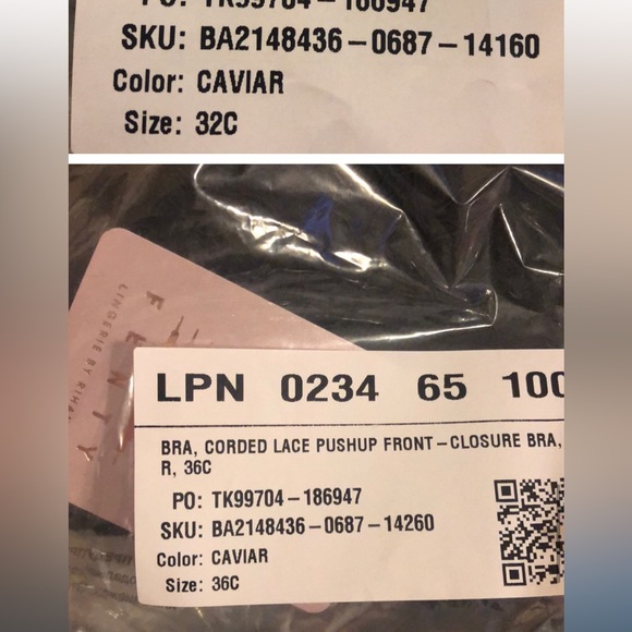 Savage x fenty lace black bra new - Picture 3 of 10